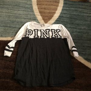 PINK Elbow length shirt.